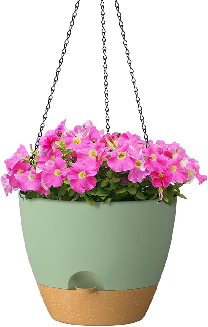 ZMTECH 12 Inch Hanging Planters by HighQualityGardeningTools