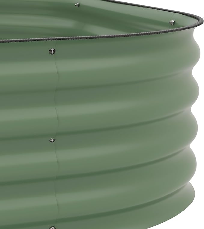 Outsunny 3-Tier Galvanized Steel Raised Garden Bed Kit, 62.25" x 43" x 32.25" - Image 9