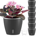 Self Watering Pots for Indoor Plants, Small African Violet Pots by KvyusFlourish