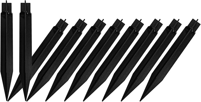 10 Pack Solar Light Stakes Replacement, ABS Reinforced Ground Spikes by Unknown