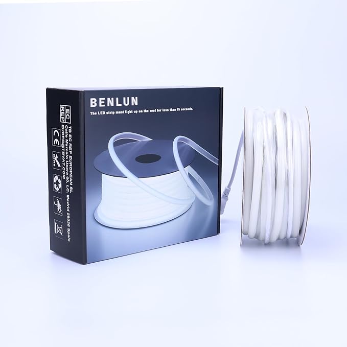 AC 110V COB LED Strip Lights Outdoor Waterproof 65.6ft, IP65 Flexible Cuttable - Image 9