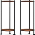 2-Pack Plant Stand Indoor Outdoor, Heavy Duty Indoor Plant Shelf, 2 Tier Flower by Lilybud--lily