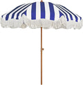 AMMSUN Boho Fringe Umbrella Outdoor Patio, 6.5ft UPF50+ Picnic Umbrella by AMMSUN