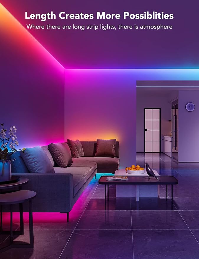 Govee RGBIC LED Strip Lights, 65.6ft Smart LED Lights - Image 4