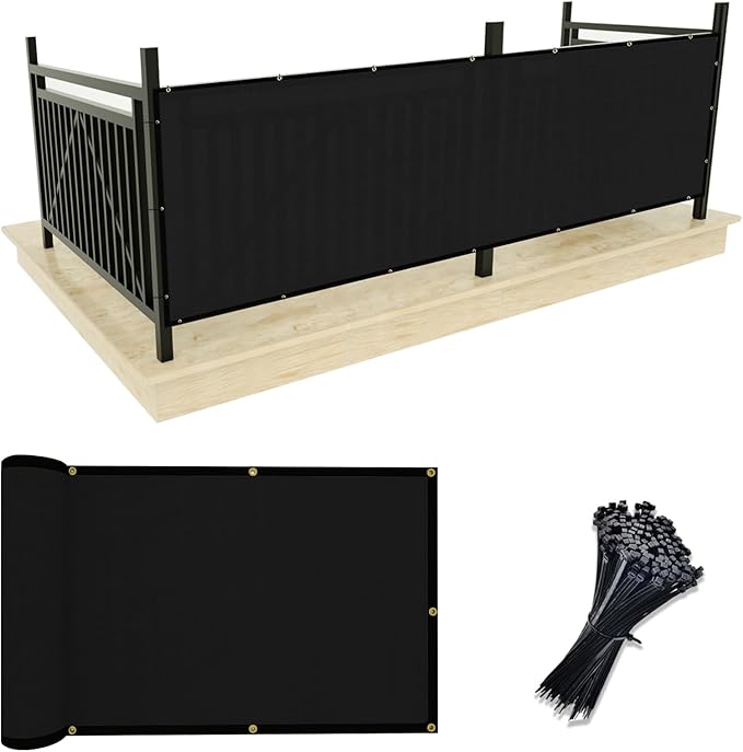 UPGRADE Privacy Screen 3' x 16' Fence Commercial Shade Cover by UPGRADE