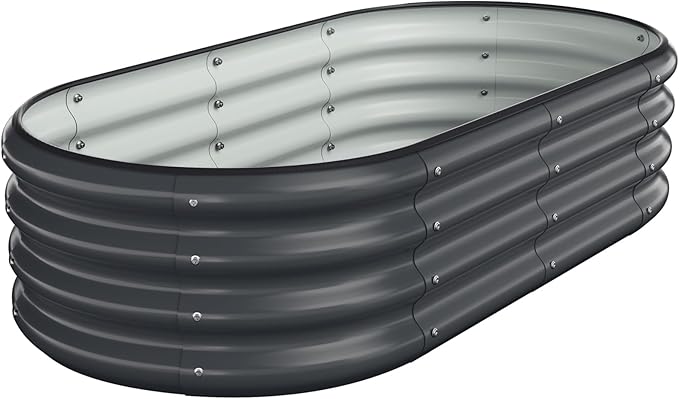 Galvanized Metal Raised Garden Bed Kit - Image 8