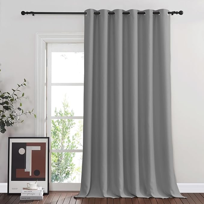 NICETOWN Silver Grey Blackout Curtain by NICETOWN