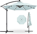Best Choice Products 10ft Solar LED Offset Cantilever Hanging Market Patio by BestChoiceProducts
