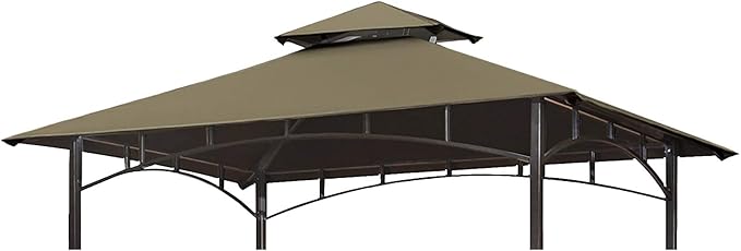 Eurmax USA High Performance Grill Gazebo Canopy Replacement Cover 5x8 BBQ by Eurmax