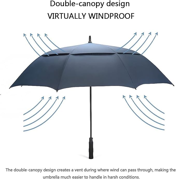 G4Free 47/54/62/68/72 Inch Automatic Open Golf Umbrella Oversize Extra Large - Image 4