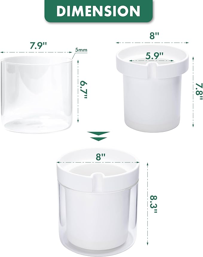 Phoenix Vine 8 Inch Self Watering Planter - Image 3