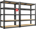 72" H Storage Shelves, Storage Shelves Heavy Duty, 2400LBS Metal Shelving Units by Unknown