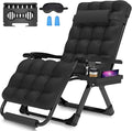 Suteck Oversized Zero Gravity Chair, 29In XL Lounge Chair w/Removable by Suteck