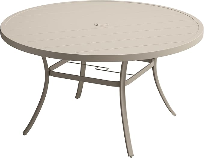 VICLLAX 50" Outdoor Round Patio Table by HOME