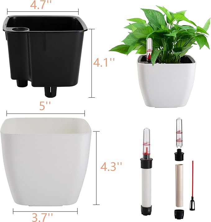 yarlung 6 Pack Self Watering Planter - Image 3