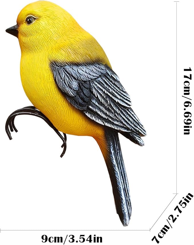 Garden Bird Statue Flower Pot Hugger Outdoor Decor - Image 2