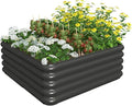3.0x3.0x1.0ft Raised Garden Bed Kit, Rustproof PP Material Garden Box, Flower by Sprimden