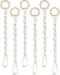 6 Pack Adjustable Macrame Plant Hanger Extenders Connectable Rope Hanging Plant by SUMERSHA