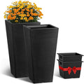VEVOR Set of 2 Tall Outdoor Planters 22inch, Large Planters by VEVOR