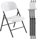 Nazhura 350 Weight Limit Heavy Duty Plastic Folding Chair by NazhuraGoodCompanionAtHome