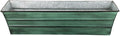 Achla Designs Galvanized Window Flower Box Planter-Green-Small by ACHLADesignsHomeGarden