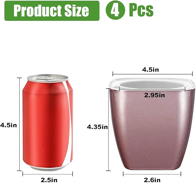 4 Pack Self Watering Pots 4-inch Decorative Flower Planters - Image 4