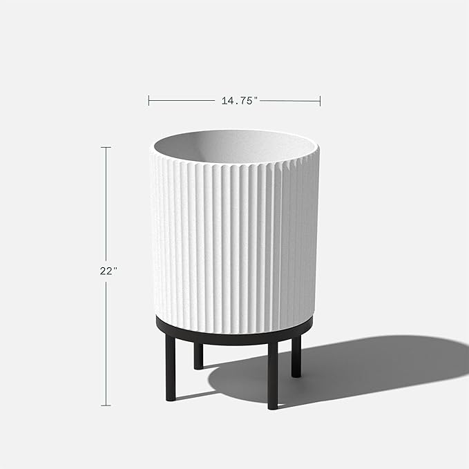 Veradek Demi Series Round Planter w/Stand - Image 2