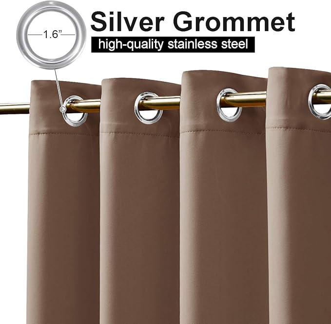 NICETOWN 2 Panels Outdoor Curtains - Image 3