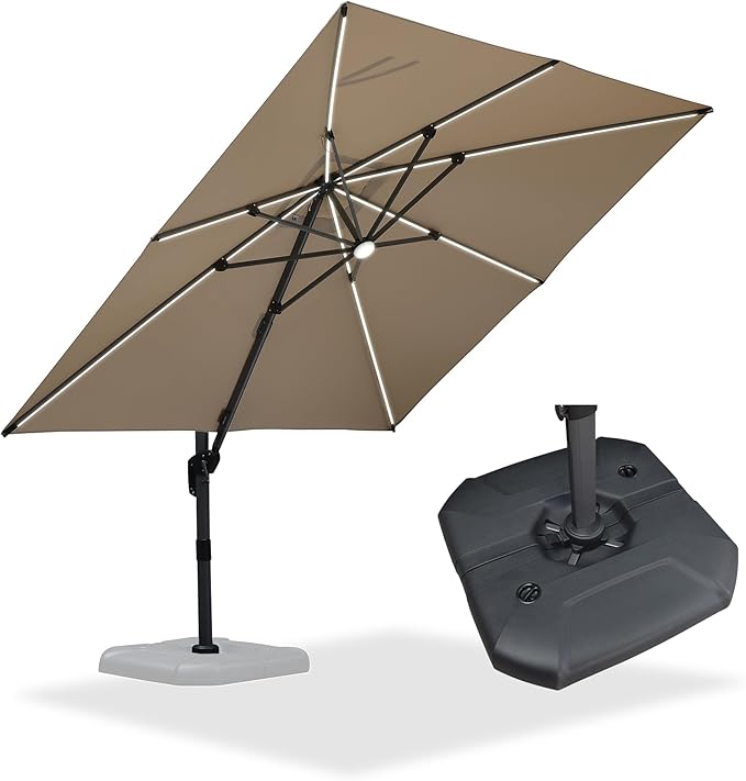 PURPLE LEAF 10 Feet Patio Umbrella by PURPLELEAF