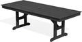 SERWALL Outdoor Dining Table, All Weather HDPE Outdoor Furniture by SERWALL