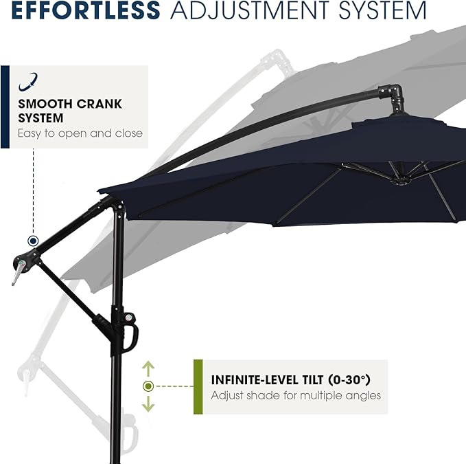 wikiwiki 10ft Patio Umbrella - Image 5