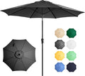 Ayge 9FT Large Outdoor Patio Umbrella Market Table Umbrella-UV Resistant by AYGE