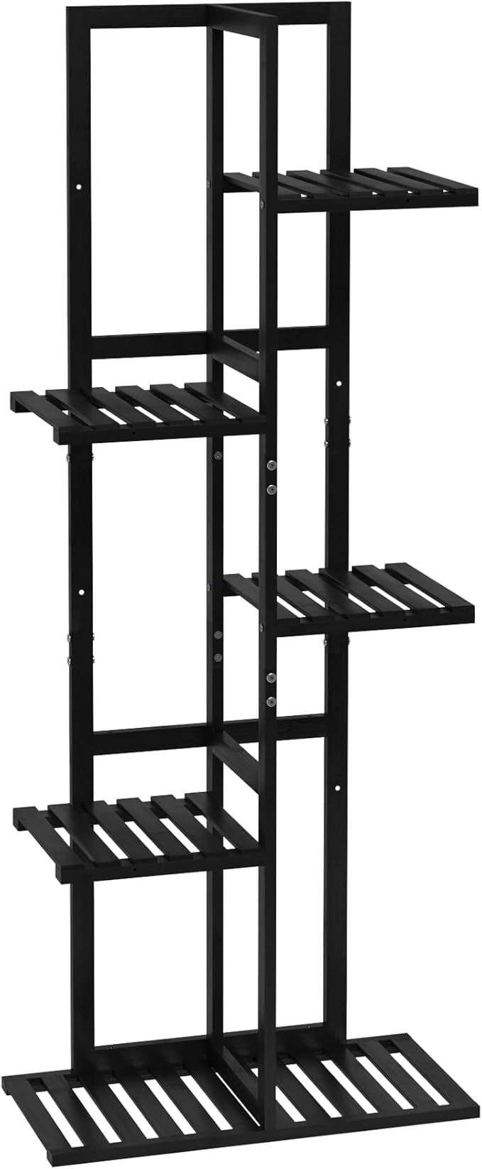 Laiensia 5 Tier Bamboo Plant Stand Rack 6 Potted Multiple Flower Pot Holder - Image 2
