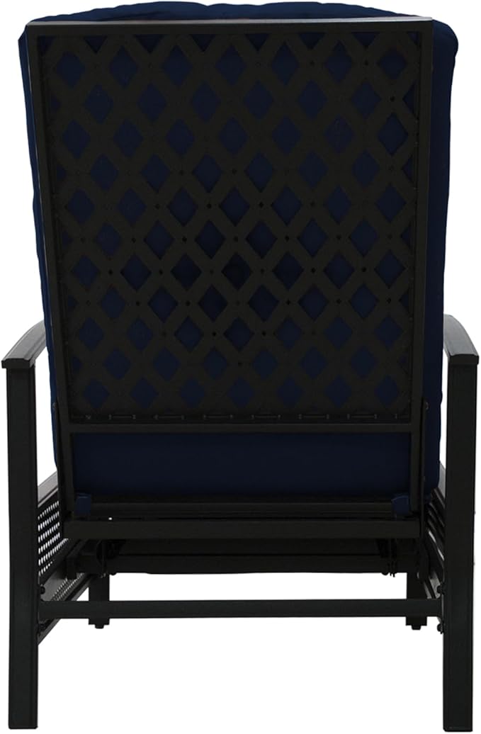 Kozyard Adjustable Outdoor Reclining Lounge Chair, Cushioned Patio Chaise Lounge - Image 8