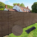 UPGRADE Privacy Fence Screen 6'x48' Brown Outdoor 90% Visibility Blockage 170 by UPGRADE