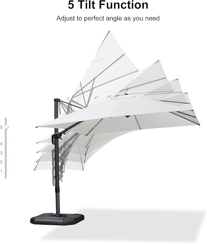 PURPLE LEAF 9.8' X 9.8' Patio Umbrella - Image 8