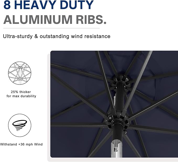 ABCCANOPY Durable Solar Led Patio Umbrellas - Image 7