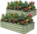 1MORE Raised Garden Bed -5X3X1 Galvanized Planter Box by 1MORE