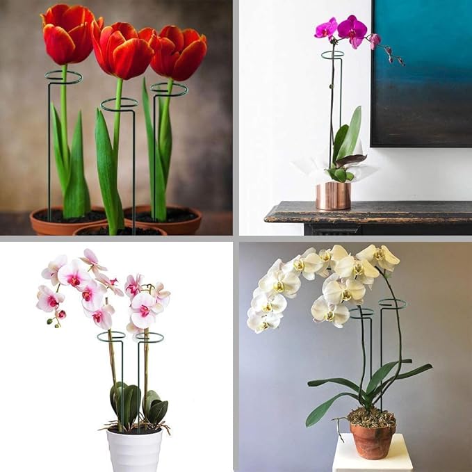HiGift 10 Pack 17 inches Plant Support Plant Stakes - Image 3