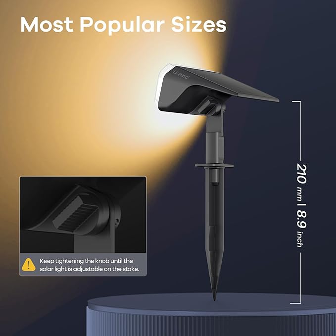 Linkind Solar Spot Lights Outdoor Waterproof IP67, 60 LED Solar Flood Lights - Image 4