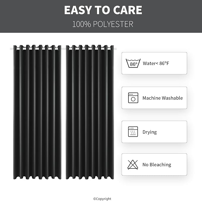 Waterproof Outdoor Curtain W105 x L84 - Image 7