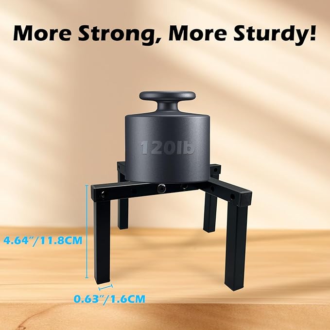 4 Pcs Four Legs Adjustable Metal Plant Stand - Image 6