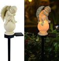 Solar Garden Angel Lights, Waterproof Outdoor Garden Angels Statue Decorations by LAIAMER