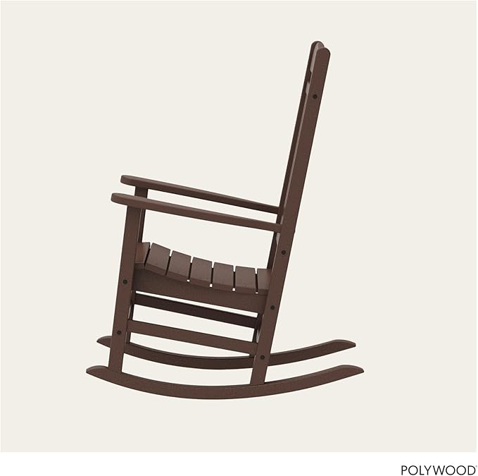 POLYWOOD Presidential Rocking Chair in Mahogany - Image 5