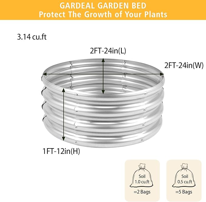 Garden Galvanized Raised Garden Bed Kit - Image 2