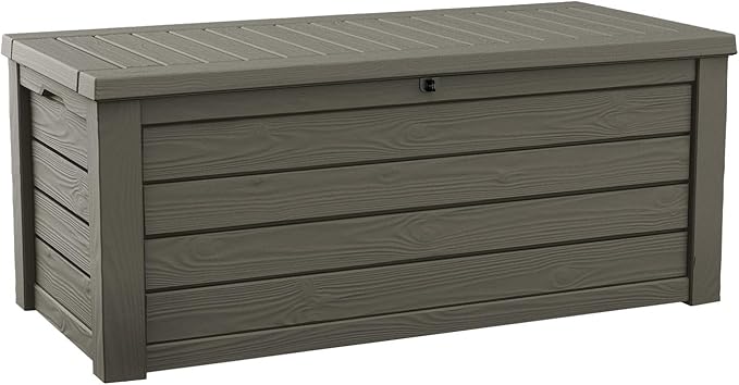 Keter Westwood 150 Gallon Resin Large Outdoor Storage Box by Keter