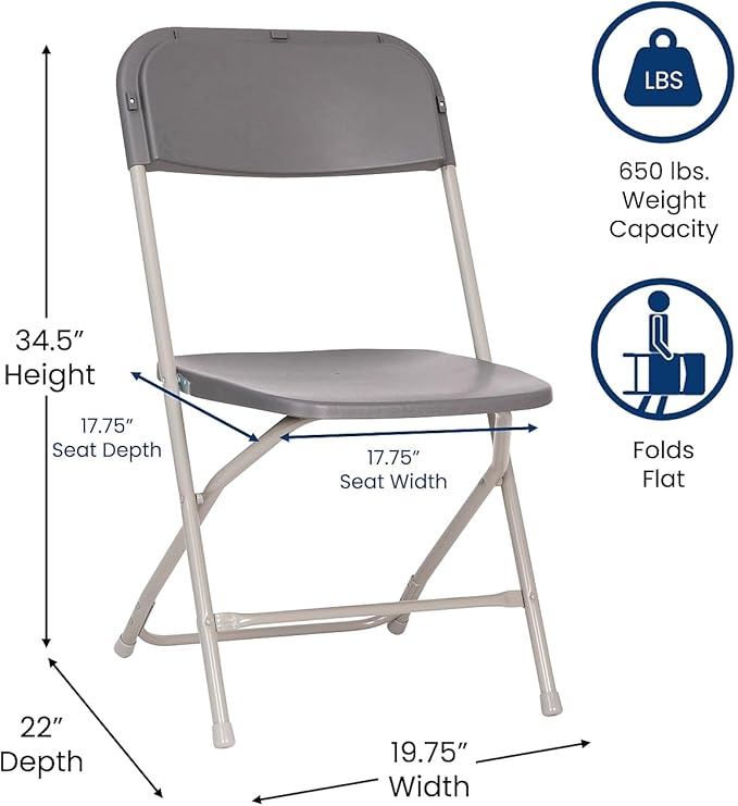 Flash Furniture Hercules Big and Tall Commercial Folding Chair - Image 3
