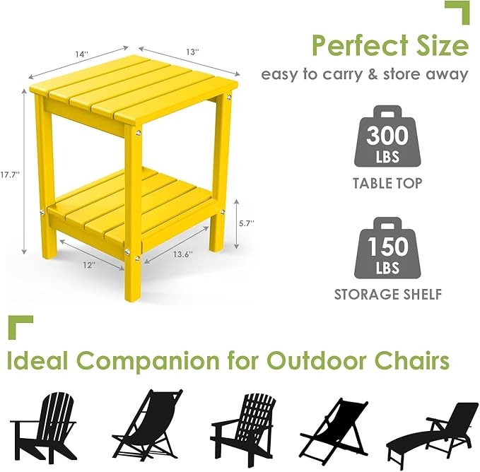 GREENVINES Outdoor Rocking Chair Set | 3-Piece | 2 Rocking Chairs - Image 5