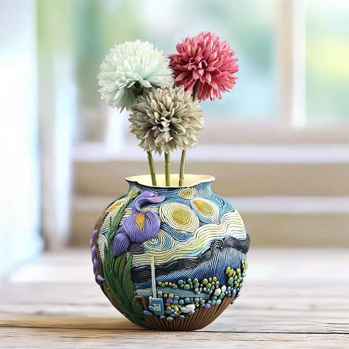 TOZLU Picasso Brutalist Beauty Face Flower Pot Ornaments Flower Pots Head by TOZLU
