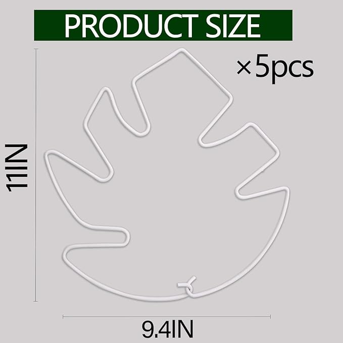 5PCS Monstera Plant Stem Support White - Image 5